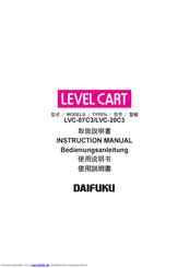 Daifuku Level Cart Bedienungsanleitung