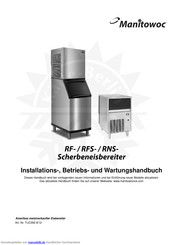 Manitowoc RFS0300A Installations- Betriebs Und Wartungshandbuch