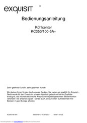 Exquisit KC 350/100-5 A+ Bedienungsanleitung