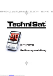 TechniSat MP4-Player Bedienungsanleitung