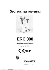 GE Medical Systems ERG 900 Gebrauchsanweisung