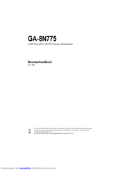 Gigabyte GA-8N775 Benutzerhandbuch