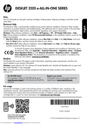 HP DESKJET 3520 e-ALL-IN-ONE SERIE Handbuch