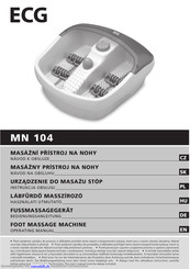 ECG MN 104 Bedienungsanleitung