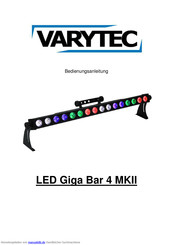 Varytec LED Giga Bar 4 MKII Bedienungsanleitung