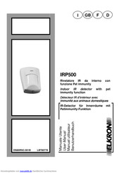 Elkron IRP500 Benutzerhandbuch
