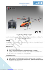 Rayline R/C V911 Bedienungsanleitung