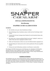 Snapper 3170-7902 Installationsanleitung