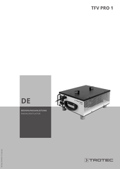 Trotec TFV PRO 1 Bedienungsanleitung
