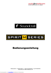 SoundCraft RW5631 Bedienungsanleitung