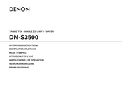 Denon DN-S3500 Bedienungsanleitung