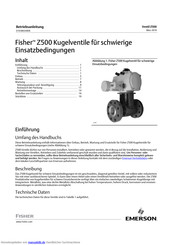 Fisher Z500 Betriebsanleitung