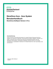 HP StoreOnce 2700 Benutzerhandbuch