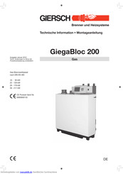 GIERSCH GiegaBloc 200 Montageanleitung