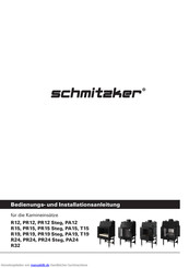 schmitzker PR15 Steg Bedienungs- Und Installationsanleitung