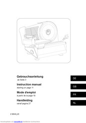 Gourmetmaxx Z 00043 Gebrauchsanleitung