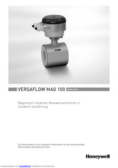 Honeywell VERSAFLOW MAG 100 Bedienungsanleitung