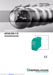 Pepperl+Fuchs KFU8-DW-1.D Handbuch