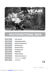 Vicair Multifunctional Back Gebrauchsanweisung