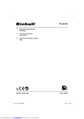 EINHELL TC-JS 85 Originalbetriebsanleitung