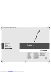Bosch EasyVac 12 Originalbetriebsanleitung