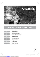 Vicair LIBERTY BACK SYSTEM Gebrauchsanweisung