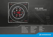 Sennheiser GSX 1000 Bedienungsanleitung