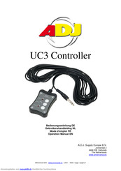 ADJ UC3 Wireless Bedienungsanleitung
