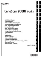Canon CanoScan 9000F Kurzanleitung