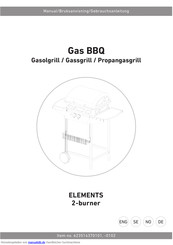 Gas BBQ Elements 2-burner Gebrauchsanleitung