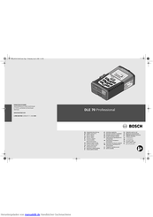Bosch DLE 70 Professional Originalbetriebsanleitung