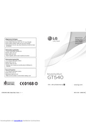LG GT540 Benutzerhandbuch