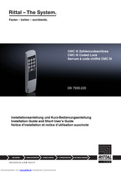 Rittal CMCIII Installationsanleitung Und Kurz-Bedienungsanleitung