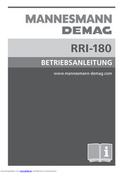 Mannesmann Demag RRI-180 Betriebsanleitung