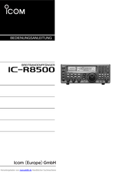Icom IC- R8500 Bedienungsanleitung
