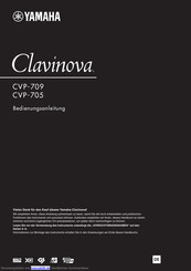 Yamaha Clavinova CVP709 Bedienungsanleitung