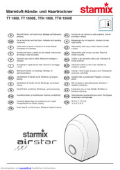 Starmix Air Star TTH1800 Gebrauchsanleitung