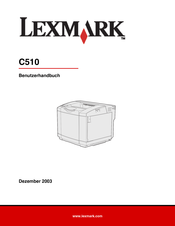 Lexmark C510 Benutzerhandbuch