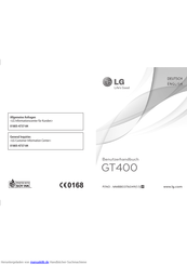 LG GT400 Benutzerhandbuch
