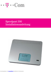 T-COM Speedport 300 Installationsanleitung