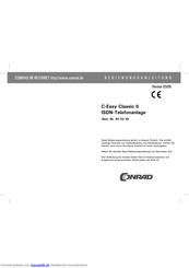 Conrad C-Easy Classic II Bedienungsanleitung