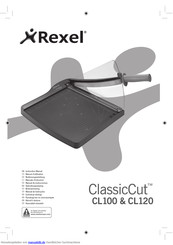 Rexel ClassicCut CL100 Bedienungsanleitung