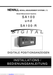 Newall SA100 Installations- Und Bedienungsanleitung