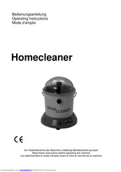 Cleanfix Homecleaner Bedienungsanleitung