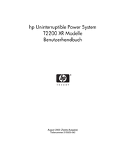 hp T2200 XR Series Benutzerhandbuch