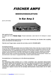FISCHER AMPS 001120/2 Bedienungsanleitung