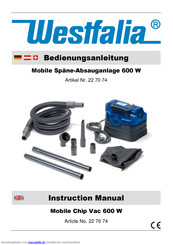 Westfalia 22 70 74 Bedienungsanleitung