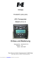 Filser Electronic TRT800 Installation Und Betrieb