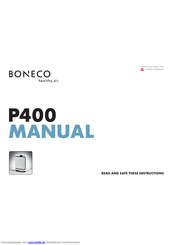 Boneco P400 Gebrauchsanweisung