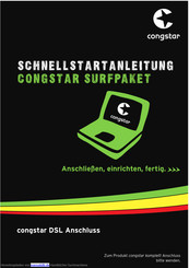 congstar surfpaket Schnellstartanleitung